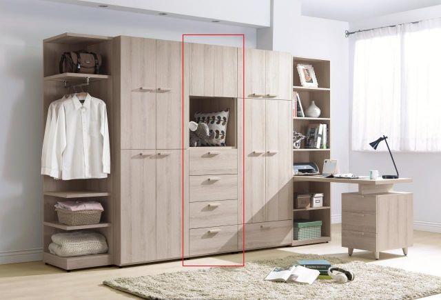 珊蒂 2尺四抽衣櫥